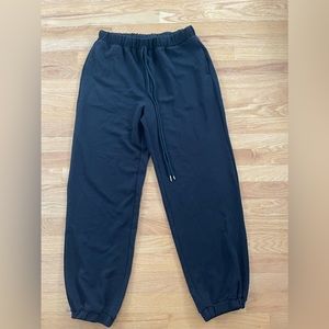 baggy black Shein sweatpants
